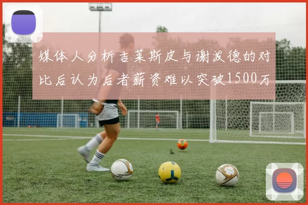 媒体人分析吉莱斯皮与谢泼德的对比后认为后者薪资难以突破1500万